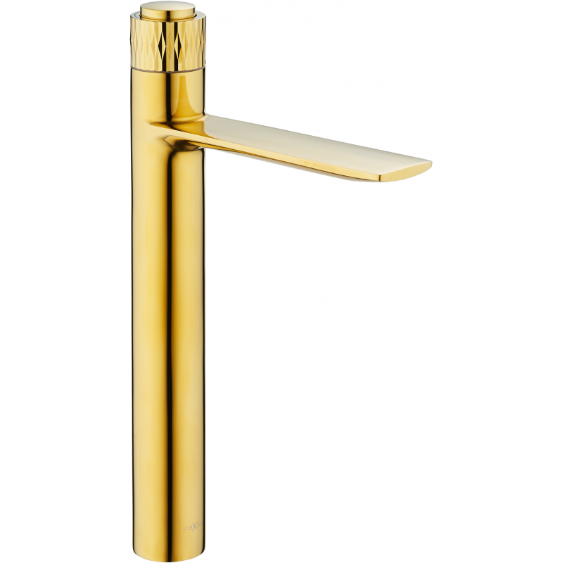 Mexen Zero+ hohe Waschtischarmatur, gold - 71610-50