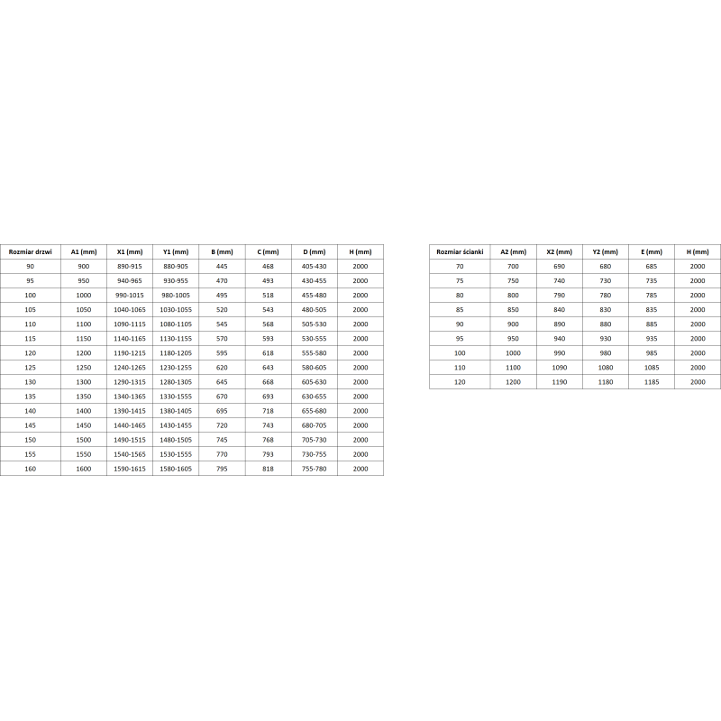 Mexen Rox L Duschkabine rechts 105 x 95 cm, schwarzes Gitter, schwarz - 8C2L-105-095-70-77-P