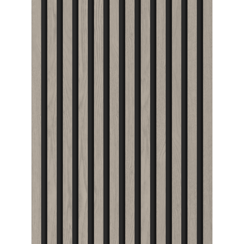Mexen Lam-B Wandpaneele 275 x 30 cm, HDF-Platte 4 mm, technisches Furnier, Graueiche - S100-275307-3015-005
