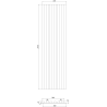 Mexen Lam-B Wandpaneele 275 x 30 cm, HDF-Platte 4 mm, technisches Furnier, Onyx-Eiche- S100-275307-3015-010