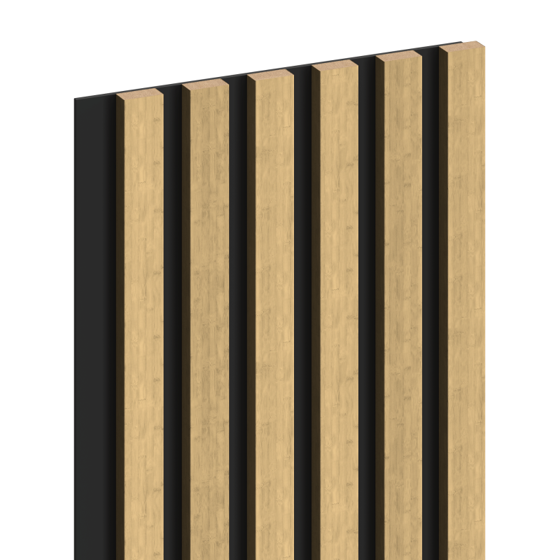Mexen Lam-B Wandpaneele 275 x 30 cm, HDF-Platte 4 mm, technisches Furnier, Naturbambus - S100-275307-3015-011