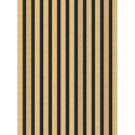 Mexen Lam-B Wandpaneele 275 x 30 cm, HDF-Platte 4 mm, technisches Furnier, Naturbambus - S100-275307-3015-011