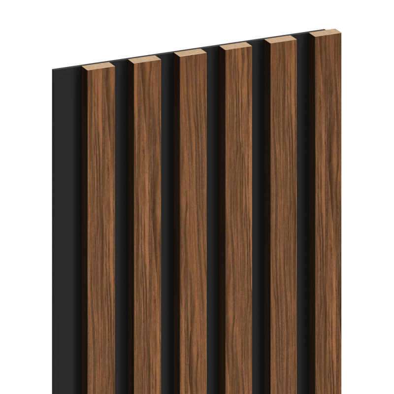 Mexen Lam-B Wandpaneele 275 x 30 cm, 4 mm HDF-Platte, technisches Furnier, Rubin Mahagoni - S100-275307-3015-013