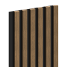 Mexen Lam-B Wandpaneele 275 x 30 cm, HDF-Platte 4 mm, technisches Furnier, Natürliche Nuss - S100-275307-3015-016
