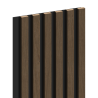 Mexen Lam-B Wandlamellen 275 x 30 cm, HDF-Platte 4 mm, technisches Furnier, Espresso-Walnuss - S100-275307-3015-019