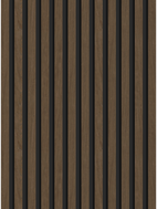 Mexen Lam-B Wandlamellen 275 x 30 cm, HDF-Platte 4 mm, technisches Furnier, Espresso-Walnuss - S100-275307-3015-019