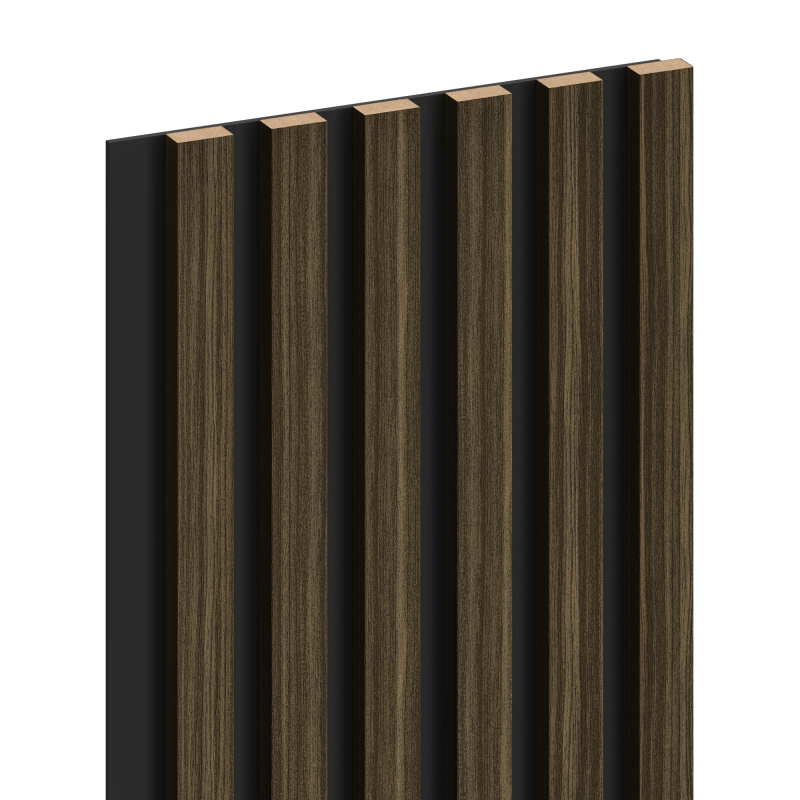 Mexen Lam-B Wandpaneele 275 x 30 cm, HDF-Platte 4 mm, technisches Furnier, Königsebenholz - S100-275307-3015-020