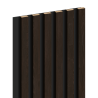 Mexen Lam-B Wandpaneele 275 x 30 cm, HDF-Platte 4 mm, technisches Furnier, Ebenholz Braun - S100-275307-3015-022