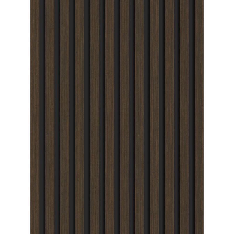 Mexen Lam-B Wandpaneele 275 x 30 cm, HDF-Platte 4 mm, technisches Furnier, Geröstete Walnuss - S100-275307-3015-024