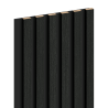 Mexen Lam-B Wandpaneele 275 x 30 cm, HDF-Platte 4 mm, technisches Furnier, Silberne Schwarze Eiche - S100-275307-3015-025