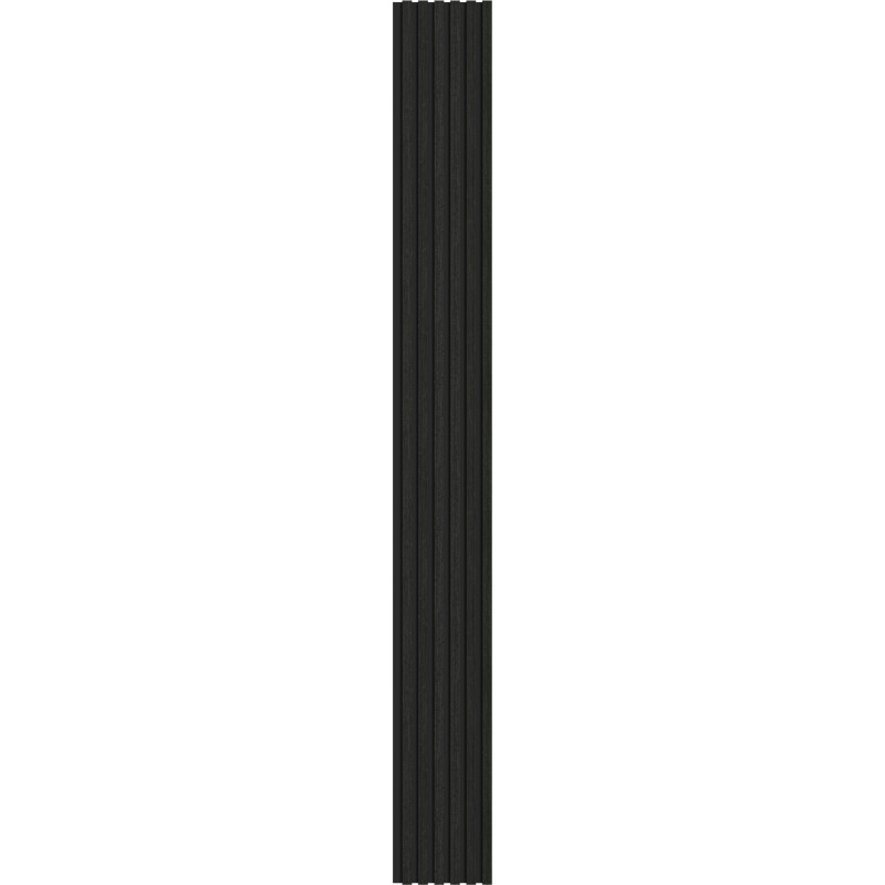Mexen Lam-B Wandpaneele 275 x 30 cm, HDF-Platte 4 mm, technisches Furnier, Silberne Schwarze Eiche - S100-275307-3015-025