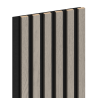 Mexen Lam-F Akustische Wandlamellen 275 x 30 cm, Filz 8 mm, technisches Furnier, Eiche Aschgrau - S105-275307-3015-005