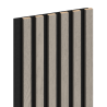 Mexen Lam-F schallabsorbierende Wandpaneele 275 x 30 cm, 8 mm Filz, technisches Furnier, Graueiche - S105-275307-3015-005