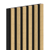 Mexen Lam-F akustische Wandpaneele 275 x 30 cm, Filz 8 mm, technisches Furnier, Natürlicher Bambus - S105-275307-3015-011