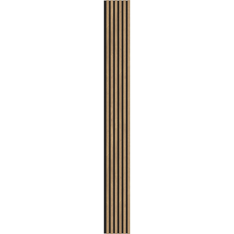 Mexen Lam-F Akustische Wandlamellen 275 x 30 cm, Filz 8 mm, Tech-Furnier, Klassische Kiefer - S105-275307-3015-012