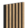 Mexen Lam-F Akustische Wandlamellen 275 x 30 cm, Filz 8 mm, Tech-Furnier, Klassische Kiefer - S105-275307-3015-012