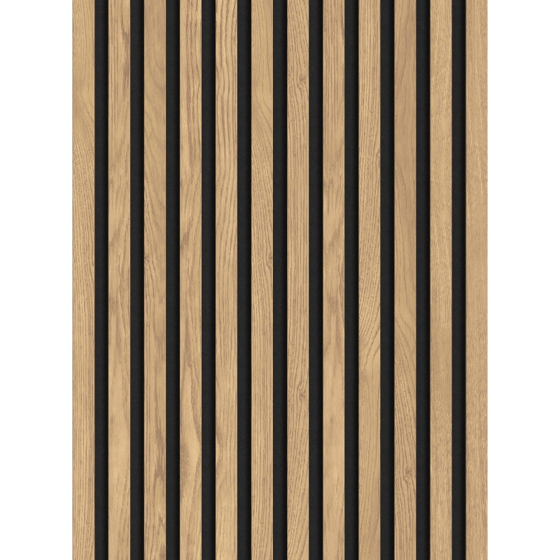Mexen Lam-F Akustische Wandlamellen 275 x 30 cm, Filz 8 mm, Tech-Furnier, Klassische Kiefer - S105-275307-3015-012