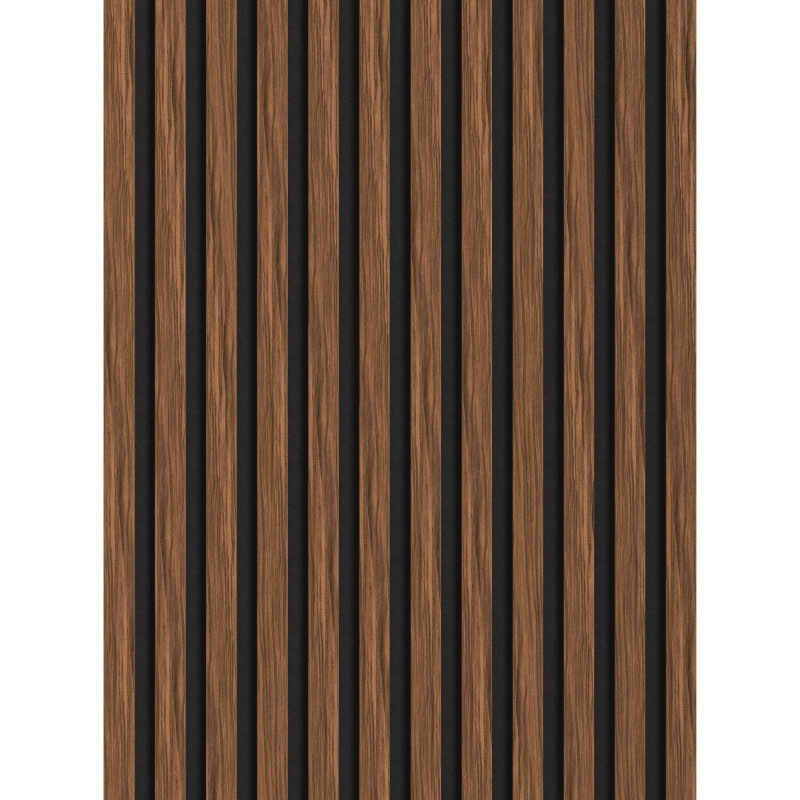 Mexen Lam-F Akustische Wandpaneele 275 x 30 cm, Filz 8 mm, technisches Furnier, Rubin Mahagoni - S105-275307-3015-013