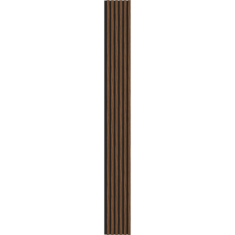 Mexen Lam-F Akustische Wandpaneele 275 x 30 cm, Filz 8 mm, technisches Furnier, Rubin Mahagoni - S105-275307-3015-013