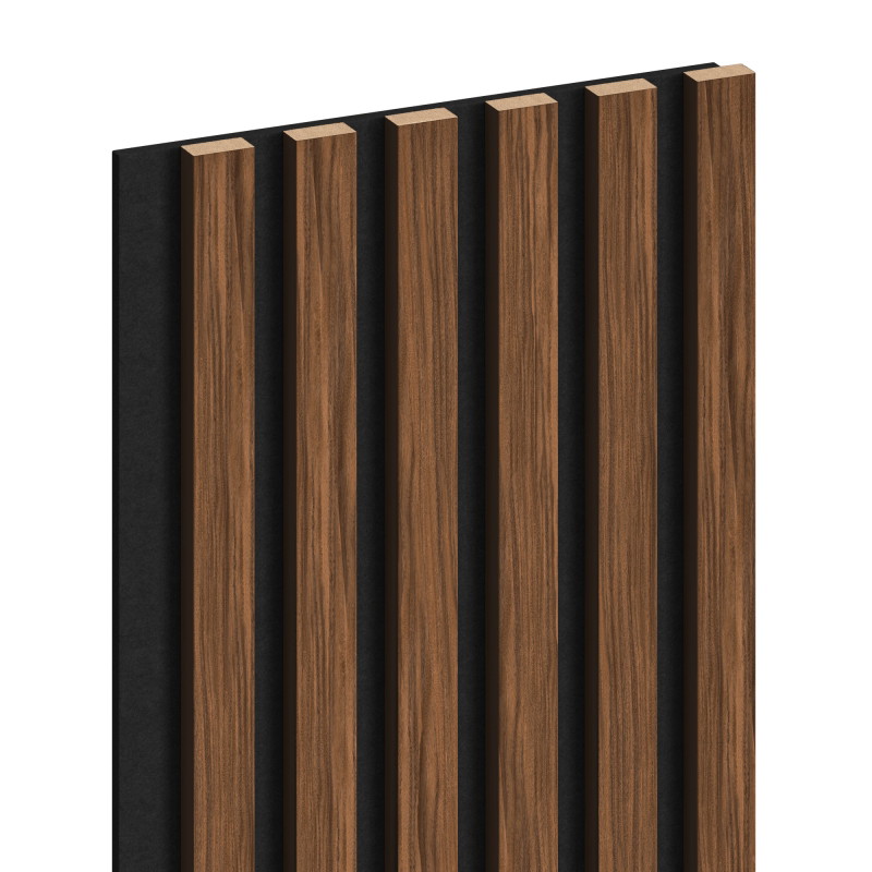 Mexen Lam-F Akustische Wandpaneele 275 x 30 cm, Filz 8 mm, technisches Furnier, Rubin Mahagoni - S105-275307-3015-013