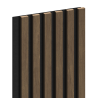 Mexen Lam-F akustische Wandpaneele 275 x 30 cm, Filz 8 mm, technisches Furnier, Kakaonuss - S105-275307-3015-018