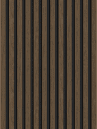 Mexen Lam-F Wandlamellen akustisch 275 x 30 cm, Filz 8 mm, technisches Furnier, Espresso Walnuss - S105-275307-3015-019