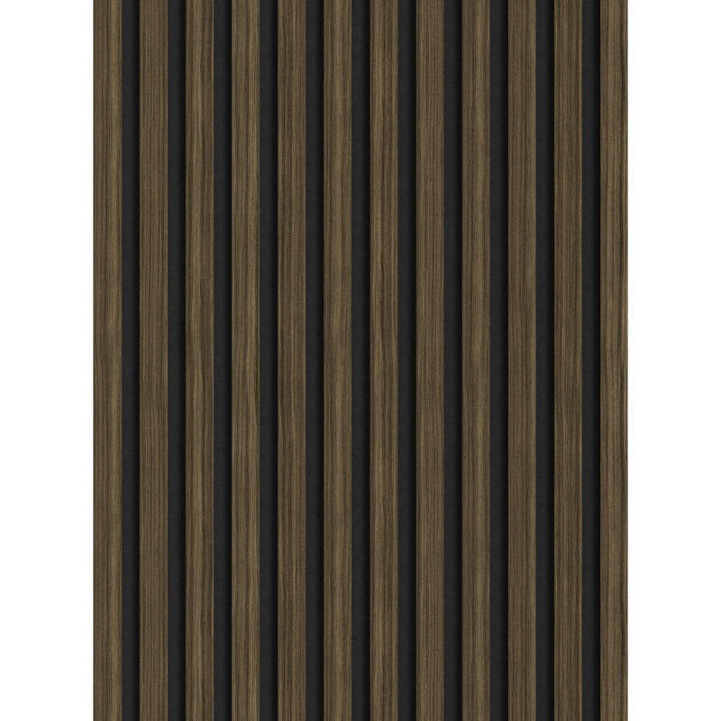 Mexen Lam-F akustische Wandpaneele 275 x 30 cm, Filz 8 mm, technisches Furnier, Königliches Ebenholz - S105-275307-3015-020