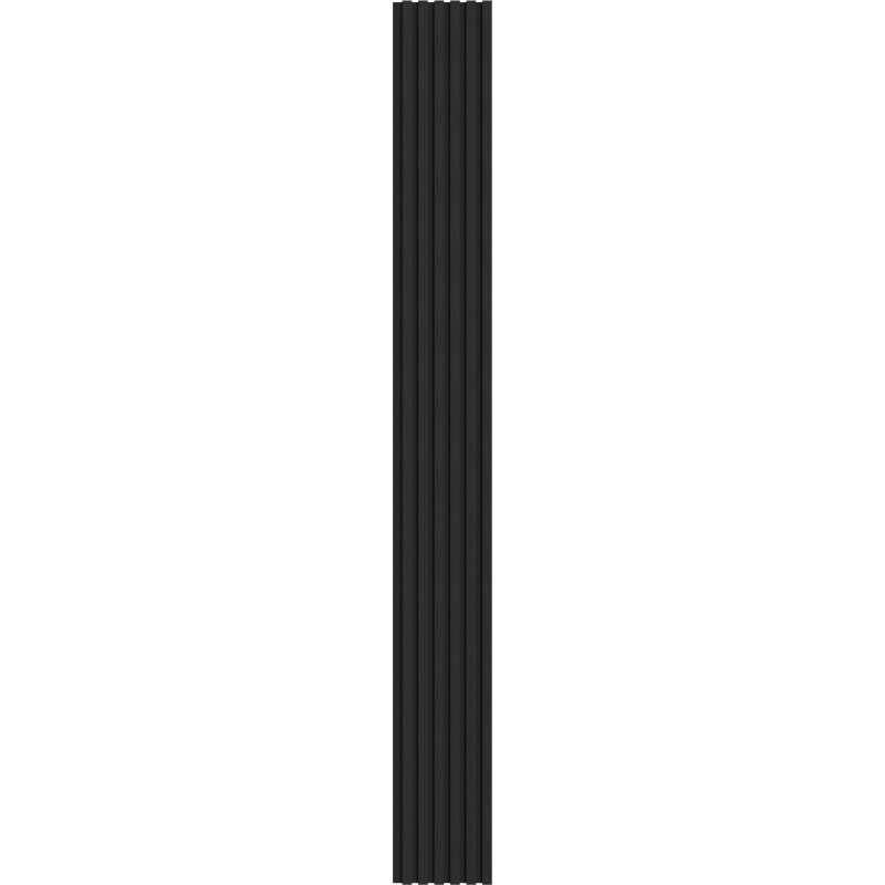 Mexen Lam-F Akustik-Wandpaneele 275 x 30 cm, Filz 8 mm, technisches Furnier, Ebenholz Schwarz - S105-275307-3015-023