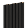 Mexen Lam-F Akustik-Wandpaneele 275 x 30 cm, Filz 8 mm, technisches Furnier, Ebenholz Schwarz - S105-275307-3015-023