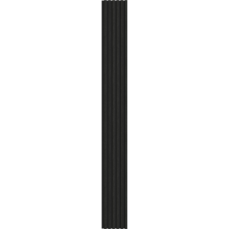 Mexen Lam-F Akustik-Wandpaneele 275 x 30 cm, Filz 8 mm, technisches Furnier, Silberne Schwarze Eiche - S105-275307-3015-025