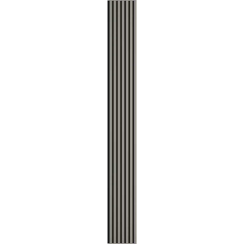 Mexen Lam-B Wandpaneele 275 x 31,5 cm, HDF Platte 4 mm, Grau Matt - S100-275317-2812-052