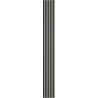 Mexen Lam-B Wandpaneele 275 x 31,5 cm, HDF Platte 4 mm, Grau Matt - S100-275317-2812-052