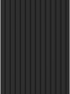 Mexen Lam-B Wandpaneele 275 x 31,5 cm, HDF-Platte 4 mm, Schwarz Matt - S100-275317-2812-053