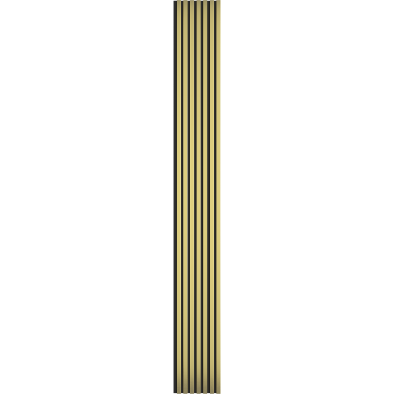 Mexen Lam-B Wandpaneele 275 x 31,5 cm, HDF-Platte 4 mm, Gold - S100-275317-2812-057