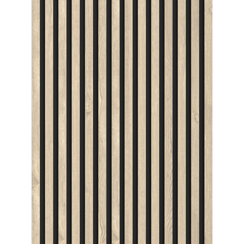Mexen Lam-B Wandlamellen 275 x 31,5 cm, HDF-Platte 4 mm, Perlen-Eiche - S100-275317-2812-058