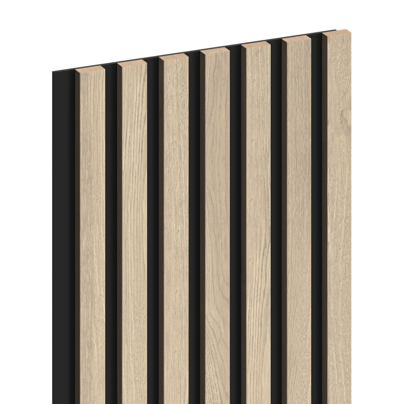 Mexen Lam-B Wandlamellen 275 x 31,5 cm, HDF-Platte 4 mm, Perlen-Eiche - S100-275317-2812-058