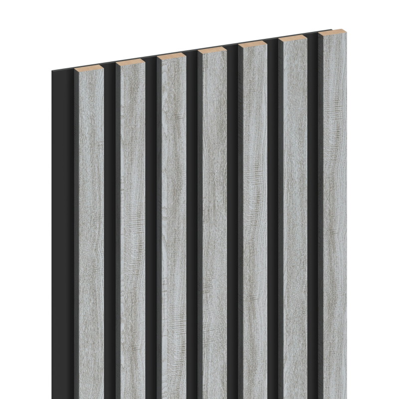 Mexen Lam-B Wandpaneele 275 x 31,5 cm, HDF-Platte 4 mm, Eiche Eis - S100-275317-2812-061
