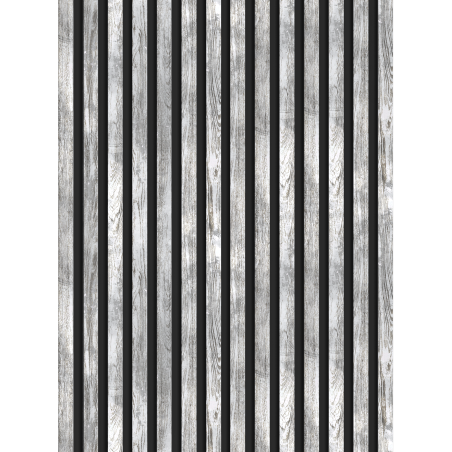 Mexen Lam-B Wandpaneele 275 x 31,5 cm, HDF-Platte 4 mm, Gebleichte Eiche - S100-275317-2812-064