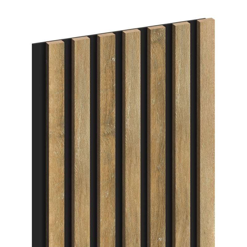 Mexen Lam-B Wandpaneele 275 x 31,5 cm, HDF-Platte 4 mm, Honigeiche - S100-275317-2812-066