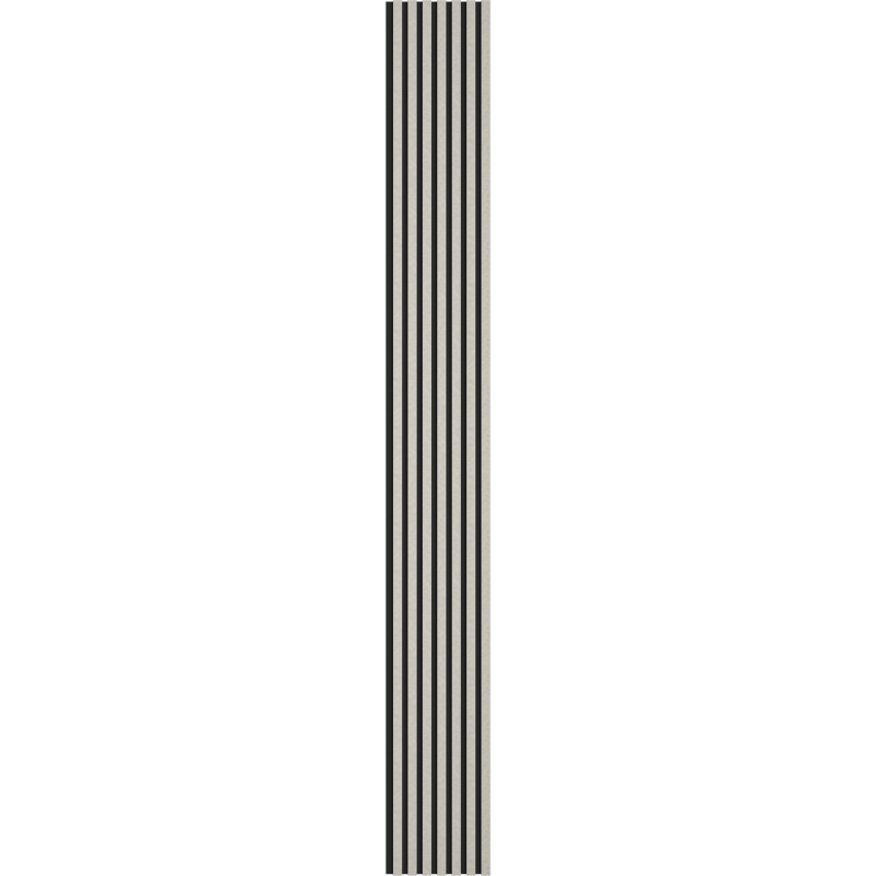 Mexen Lam-B Wandpaneele 275 x 31,5 cm, HDF-Platte 4 mm, Leinen Grau - S100-275317-2812-068