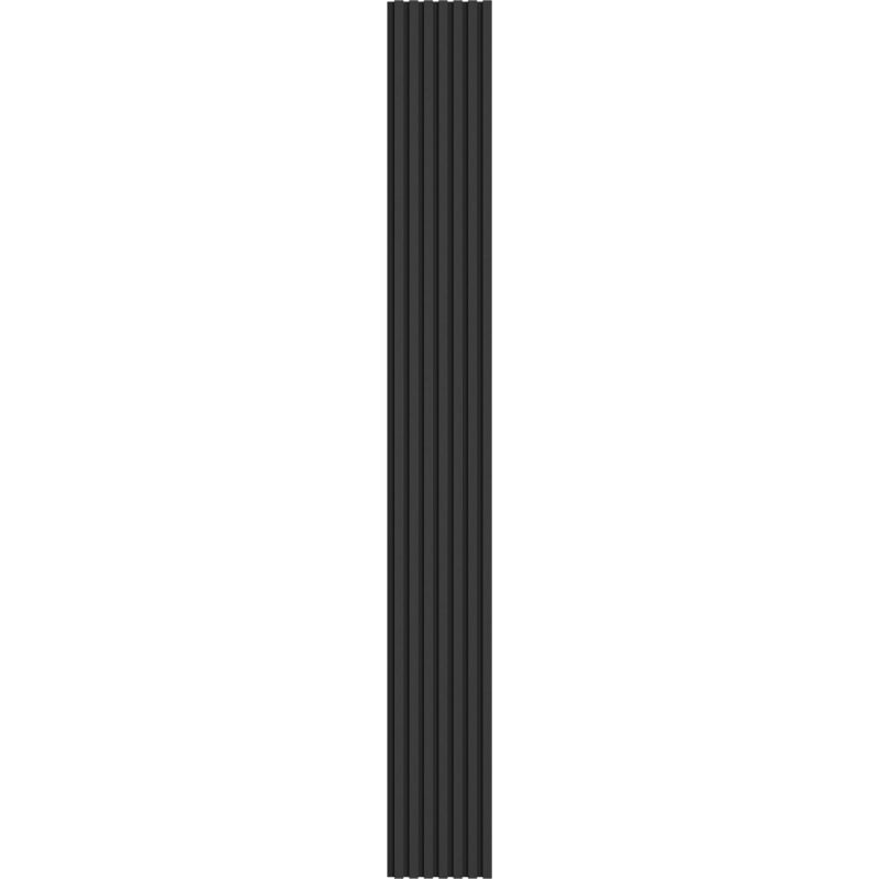 Mexen Lam-B Wandlamellen 275 x 31,5 cm, HDF-Platte 4 mm, Schwarzes Leinen - S100-275317-2812-069