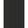 Mexen Lam-B Wandlamellen 275 x 31,5 cm, HDF-Platte 4 mm, Schwarzes Leinen - S100-275317-2812-069