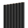 Mexen Lam-B Wandlamellen 275 x 31,5 cm, HDF-Platte 4 mm, Schwarzes Leinen - S100-275317-2812-069