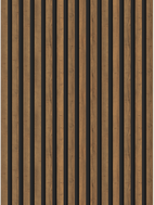 Mexen Lam-B Wandlamellen 275 x 31,5 cm, HDF-Platte 4 mm, Mocca Eiche - S100-275317-2812-074