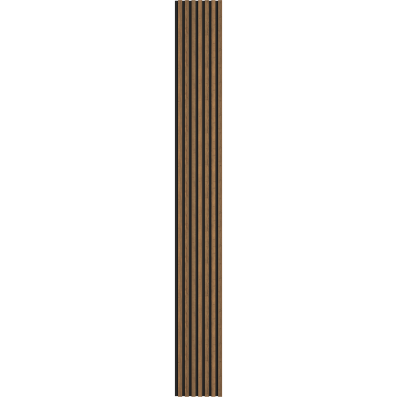 Mexen Lam-B Wandlamellen 275 x 31,5 cm, HDF-Platte 4 mm, Mocca Eiche - S100-275317-2812-074