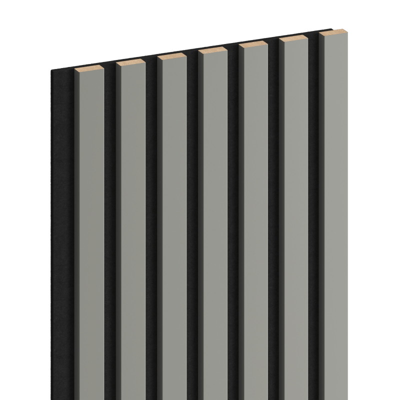 Mexen Lam-F akustische Wandlamellen 275 x 31,5 cm, Filz 6 mm, Graumatt - S105-275317-2812-052