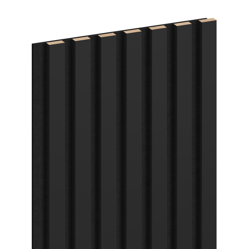 Mexen Lam-F Akustik-Wandpaneele 275 x 31,5 cm, Filz 6 mm, Schwarz Matt - S105-275317-2812-053