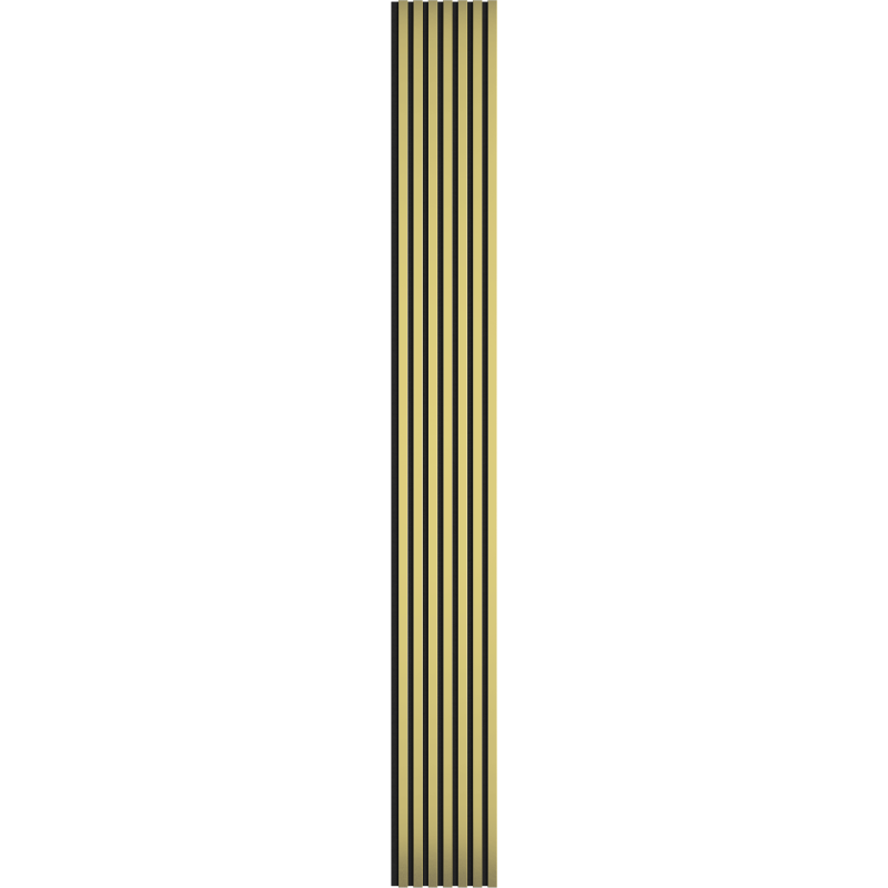 Mexen Lam-F Akustik-Wandlamellen 275 x 31,5 cm, Filz 6 mm, Gold - S105-275317-2812-057