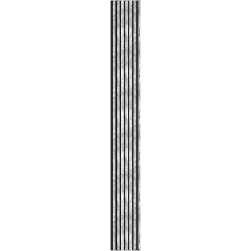 Mexen Lam-F Wandpaneele akustisch 275 x 31,5 cm, Filz 6 mm, Gebleichte Eiche - S105-275317-2812-064