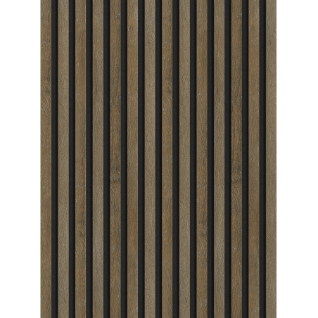 Mexen Lam-F akustische Wandpaneele 275 x 31,5 cm, Filz 6 mm, Espresso Eiche - S105-275317-2812-065